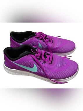 Nike Free RN Hyper Violet Purple Turquoise 833993-500 Sneakers Shoes-Womens 6
